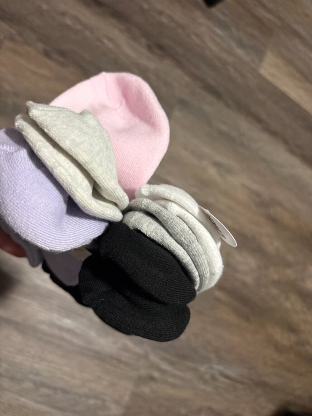 Air Jordon Youth Girls 6 Pack Socks  Ankle 5y-7y  9-11  NIP NEW light colors - Picture 3 of 3